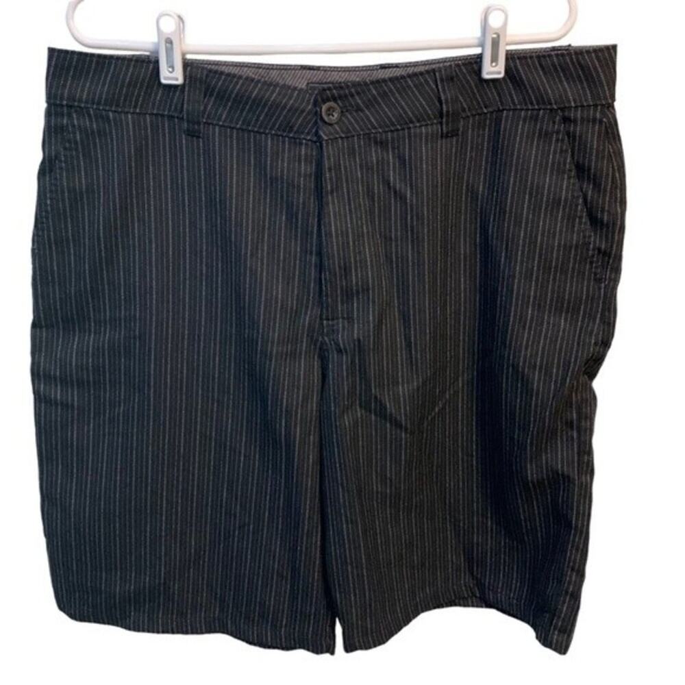 ONEILL Black Stripe Casual Wear Mens Shorts Size 36
